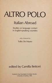 Italian abroad by Camilla Bettoni