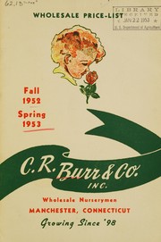 Cover of: Wholesale price list: fall 1952, spring 1953