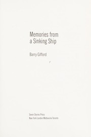 Cover of: Memories from a sinking ship