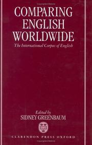 Cover of: Comparing English Worldwide: The International Corpus of English