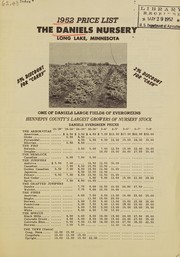 Cover of: 1952 price list