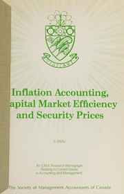 Cover of: Inflation accounting, capital market efficiency, and security prices