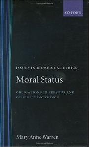 Moral status by Mary Anne Warren