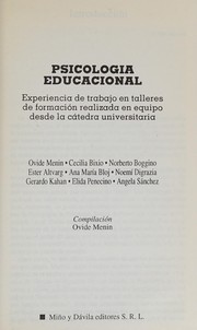 Cover of: Psicologia Educacional