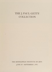 Cover of: The J. Paul Getty Collection.