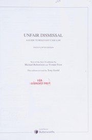 Unfair dismissal by Tony Gould