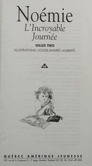 Cover of: L'incroyable journée