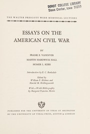 Cover of: Essays on the American Civil War