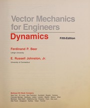 Cover of: Vector mechanics for engineers
