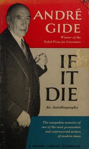 Cover of: If it die by André Gide