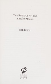 Cover of: The Ruins of Athens  by P. H. Liotta