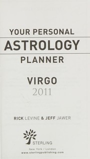 Cover of: Your Personal Astrology Planner 2011: Virgo