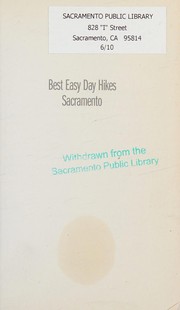 Cover of: Best easy day hikes, Sacramento