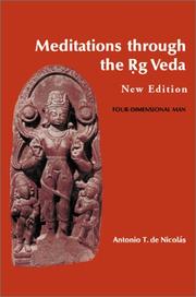 Cover of: Meditations Through the Rig Veda: Four-Dimensional Man