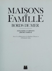 Cover of: Maisons de famille--bords de mer