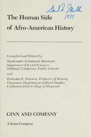 Cover of: The human side of Afro-American history.