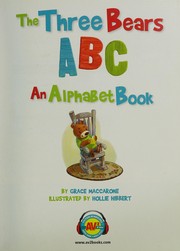 Cover of: The three bears ABC: an alphabet book