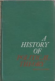 Cover of: A History of Political Theory