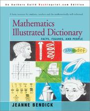 Mathematics illustrated dictionary by Jeanne Bendick