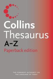 Collins thesaurus A-Z