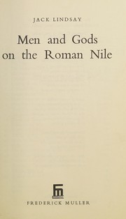 Cover of: Men and gods on the Roman Nile.