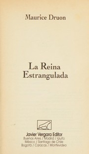 Cover of: La reina estrangulada