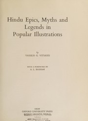 Hindu Epics, Myths and Legends in Popular Illustrations by Vassilis G. Vitsaxis