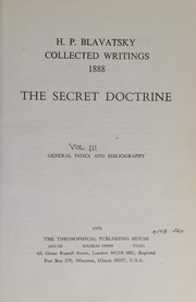 Cover of: The secret doctrine by Елена Петровна Блаватская