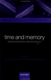 Time and memory : issues in philosophy and psychology