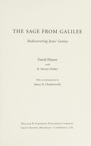 Cover of: The sage from Galilee: rediscovering Jesus' genius