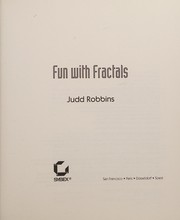 Cover of: Fun with fractals