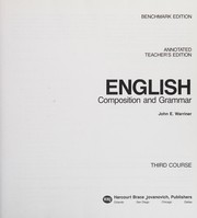 Cover of: English Composition & Grammar by John E. Warriner
