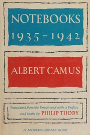 Cover of: Notebooks, 1935-1942