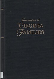 Genealogies of Virginia families by John Bennett Boddie