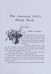 Cover of: The American girls handy book: how to amuse yourself and others