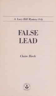 Cover of: FALSE LEAD (Lucy Hill Mystery No 4)