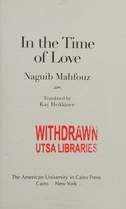 Cover of: In the Time of Love