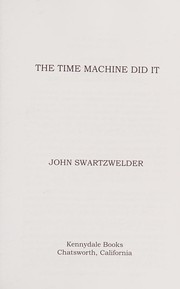 Cover of: The Time Machine Did It