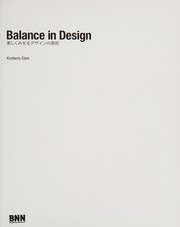 Cover of: Balance in design: Utsukushiku miseru dezain no gensoku