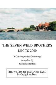 Cover of: The Seven Weld Brothers by Nicholas Benton