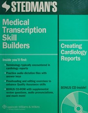 Cover of: Stedman's medical transcription skill builders.