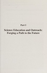 Cover of: Science education and outreach
