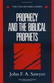 Cover of: Prophecy and the biblical prophets