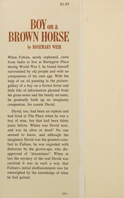 Cover of: Boy on a brown horse.
