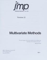 Cover of: JMP: version 12 : multivariate methods