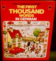 Cover of: The first thousand words in German: with easy pronunciation guide