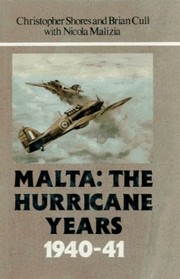 Cover of: Malta: The Hurricane Years: 1940-41
