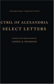 Cover of: Select Letters (Oxford Early Christian Texts)
