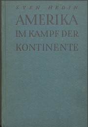 Cover of: Amerika Im Kampf Der Kontinente