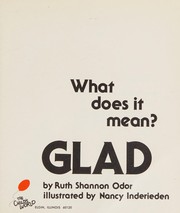Cover of: Glad